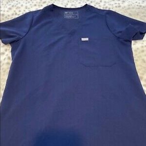 Figs Navy Blue medium top